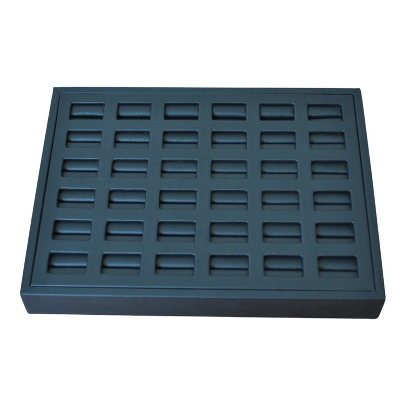 Exhibidor Charola Para 36 Anillos, Joyería Exhibición